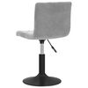 vidaXL Barhocker Hellgrau Samt