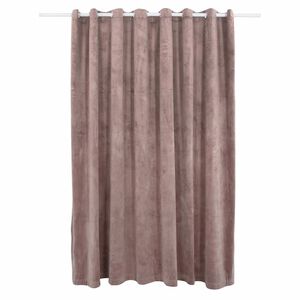 vidaXL Verdunkelungsvorhang mit Metall&ouml;sen Samt Antik-Rosa 290x245 cm