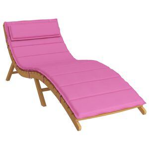 vidaXL Sonnen-Lounger Kissen Rosa 180 x 60 x 4 cm Oxford-Stoff