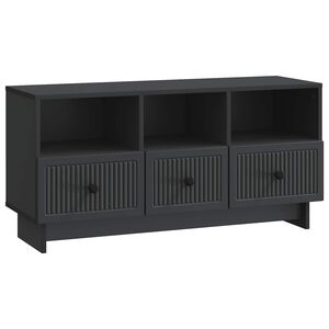 vidaXL TV-Schr&auml;nk Schwarz 102 x 34,5 x 50 cm Holzwerkstoff