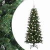 vidaXL K&uuml;nstlicher Weihnachtsbaum mit Weihnachtskugel 120 cm 150 LEDs