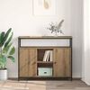 vidaXL Sideboard Artisan-Eiche 100 x 35 x 80 cm Holzwerkstoff
