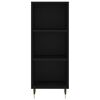 vidaXL Highboard Schwarz 34,5x34x180 cm Holzwerkstoff