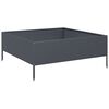 vidaXL Hochbeet Anthrazit 100x100x25 cm Stahl