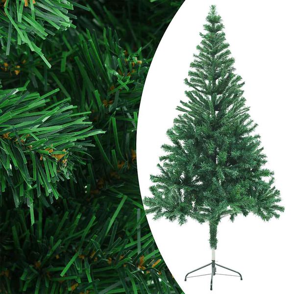 vidaXL K&uuml;nstlicher Weihnachtsbaum Beleuchtung Kugeln 150cm 380 Zweige