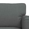 vidaXL Sofa 2 pcs Dunkelgrau 162 x 80 x 85 cm Stoff
