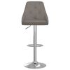 vidaXL Barhocker 2 Stk. Dunkelgrau Stoff
