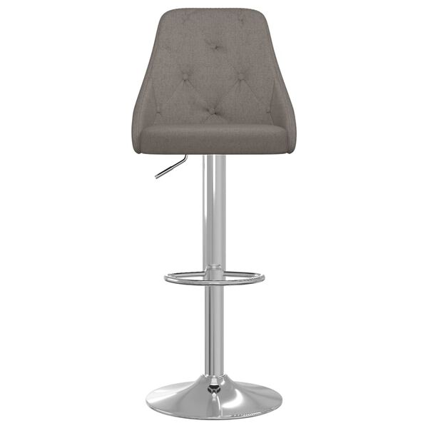vidaXL Barhocker 2 Stk. Dunkelgrau Stoff