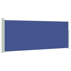 vidaXL Ausziehbare Seitenmarkise 117&times;314 cm Blau