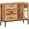 vidaXL Sideboard 88x30x73 cm Altholz Massiv