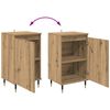 vidaXL Sideboard 2 pcs Artisan-Eiche 40 x 35 x 70 cm