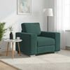 vidaXL Sofa Dunkelgr&uuml;n 100 x 80 x 82 cm Stoff