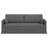 vidaXL Sofa Dunkelgrau Gesamtabmessungen: 198 x 78 x 80 cm (B x T x H)