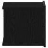 vidaXL Nachttisch 2 pcs Schwarz Eichen-Optik 40 x 30 x 30 cm