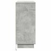 vidaXL LED-Sideboard Beton Grau 90 x 32 x 75 cm Holzwerkstoff