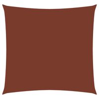 vidaXL Sonnensegel Oxford-Gewebe Quadratisch 4x4 m Terrakotta-Rot