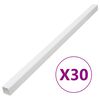 vidaXL Installationsrohre 100x60 mm 30 m PVC