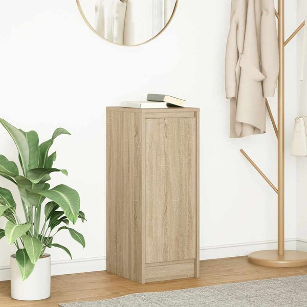 vidaXL Sideboard Sonoma-Eiche 29,5x34x76 cm Holzwerkstoff