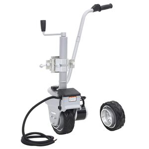vidaXL St&uuml;tzrad Motorisiert Aluminium 12V 350W