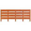 vidaXL Kopfteil Wachsbraun 200,5 x 3 x 80 cm Massives Kiefernholz