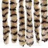 vidaXL Fliegenvorhang Beige und Braun 100x200 cm Chenille
