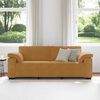 vidaXL 3-Sitzer-Sofa Braun 220x77x82 cm Samt