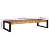 vidaXL Badregal mit Regal Mehrfarbig 120 x 50 x 23 cm Massives Altholz