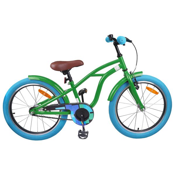 vidaXL Kinderfahrrad 20 Zoll f&uuml;r 6-11 Jahre alt Gr&uuml;n