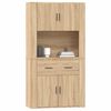 vidaXL Highboard Sonoma-Eiche Holzwerkstoff