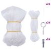 vidaXL Katzennetz Transparent 8x3 m Nylon