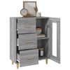 vidaXL Sideboard Grau Sonoma 69,5x34x90 cm Holzwerkstoff