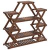 vidaXL Blumenst&auml;nder 110x25x105 cm Massivholz Tanne