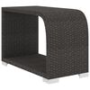 vidaXL 10-tlg. Garten-Lounge-Set mit Auflagen Poly Rattan Schwarz