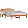 vidaXL Bettrahmen Wachsbraun 150 x 200 cm Massives Kiefernholz