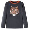 vidaXL Kinder-Langarmshirt Anthracite 104