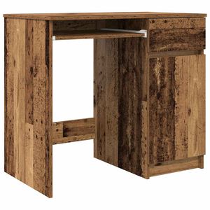 vidaXL Schreibtisch Altholz-Optik 86x49x76 cm Holzwerkstoff