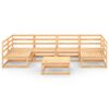 vidaXL 7-tlg. Garten-Lounge-Set Massivholz Kiefer