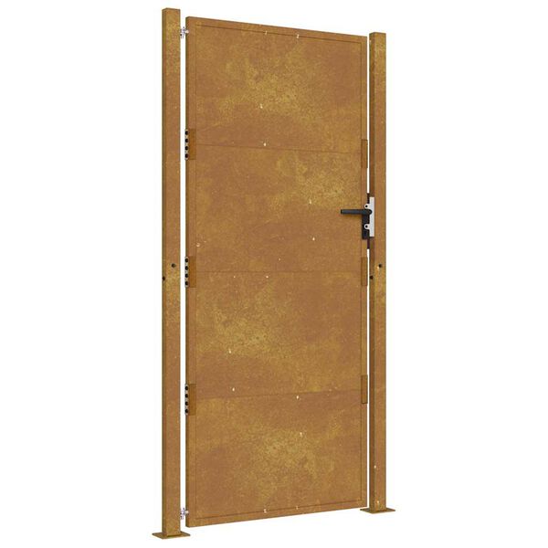 vidaXL Gartentor 100x200 cm Cortenstahl