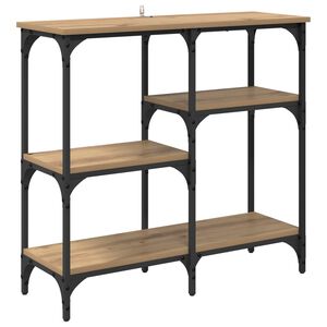 vidaXL Konsolentisch Artisan-Eiche 80 x 29 x 75 cm Holzwerkstoff