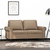 vidaXL 2-Sitzer-Sofa Cappuccino-Braun 120 cm Kunstleder