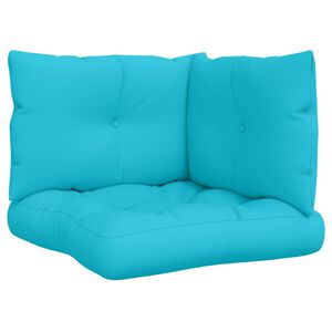 vidaXL Palettenkissen 3 Stk. T&uuml;rkis Oxford-Gewebe