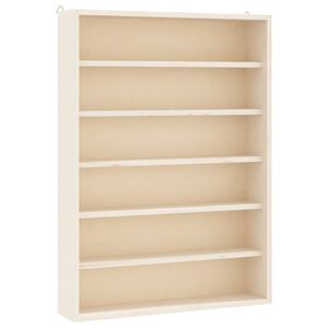 vidaXL Sammlervitrine aus Holz mit 6 Regalen 40x8,5x55 cm