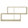 vidaXL Wandregal Sonoma-Eiche 100x18x53 cm Holzwerkstoff