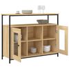 vidaXL Sideboard Sonoma-Eiche 100x35x80 cm Holzwerkstoff