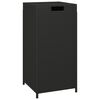 vidaXL M&uuml;llbeh&auml;lter Schwarz 40x40x80 cm Poly Rattan
