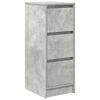 vidaXL Sideboard Betongrau 29,5x34x76 cm Holzwerkstoff