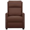 vidaXL Massagesessel mit Aufstehhilfe Braun Kunstleder