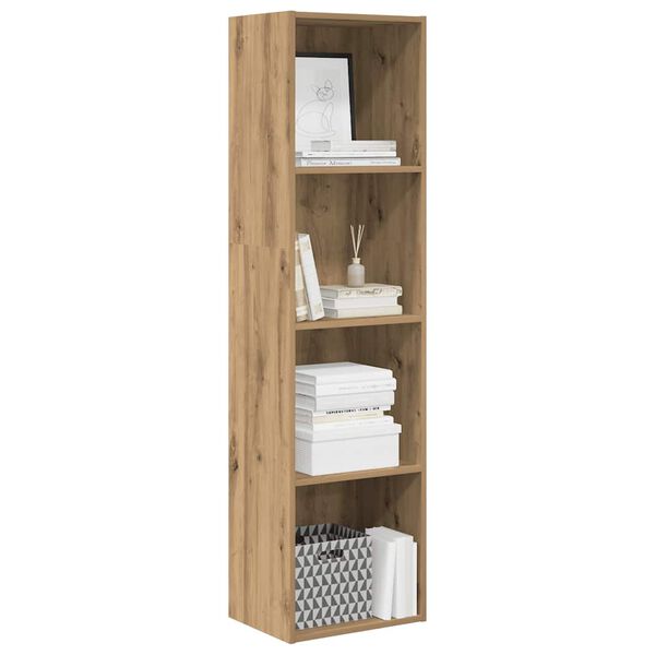 vidaXL B&uuml;cherregal Artisan-Eiche 40x30x152 cm Holzwerkstoff