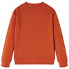 Kinder-Sweatshirt Rostbraun 128