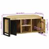 vidaXL Bankschrank Braun 100 x 35 x 50 cm Massivholz Mango